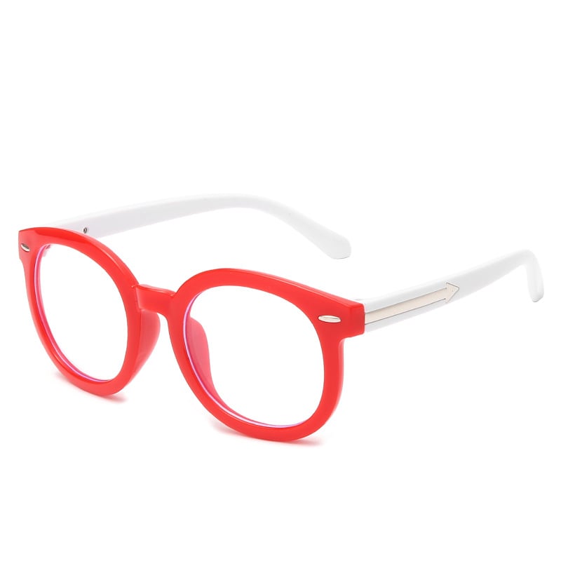 Fashion Arrow Round Blue Light Blocking Glasses
