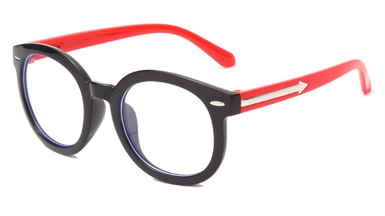 Fashion Arrow Round Blue Light Blocking Glasses